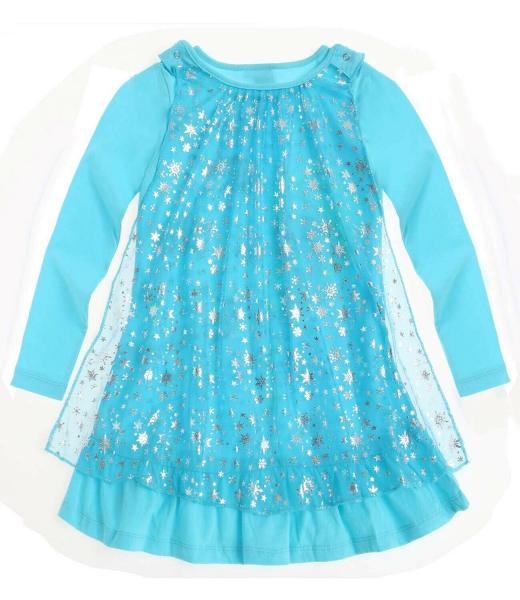 Disney FROZEN II Eiskönigin Elsa Nachthemd mit Umhang